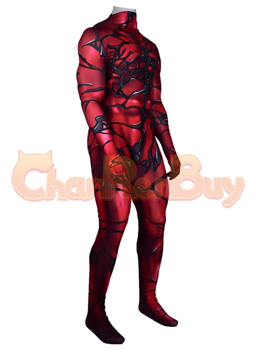 Carnage Costume Cosplay Cletus Kasady Symbiote Cosplay Bodysuit