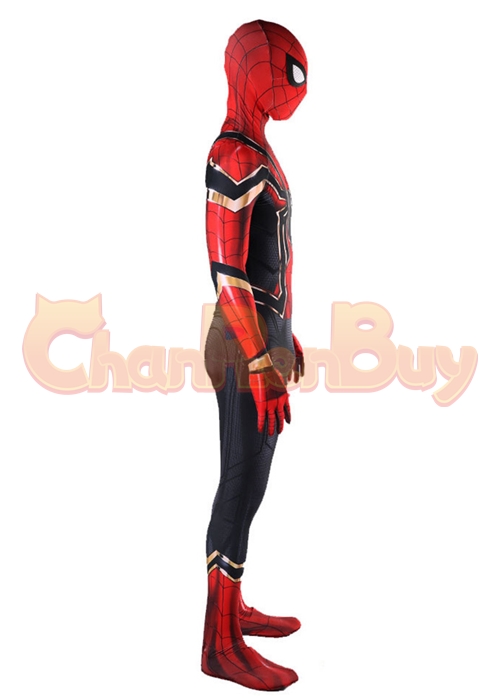 Avengers Endgame Iron Spider Suit Costume Spider Man Cosplay Bodysuit