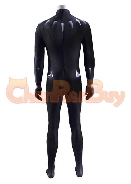 Captain America Civil War Black Panther Jumpsuit T'Challa Cosplay Bodysuit