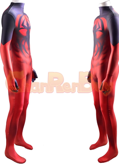 Scarlet Spider Kaine Costume Spider Man Cosplay Bodysuit