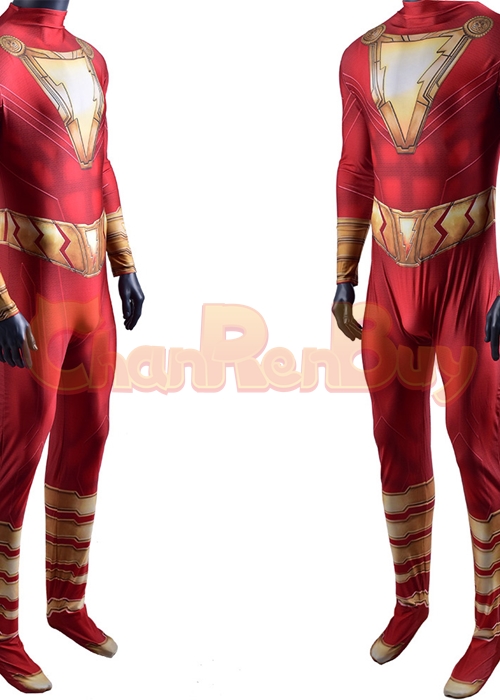 Shazam Costume Cosplay Bodysuit