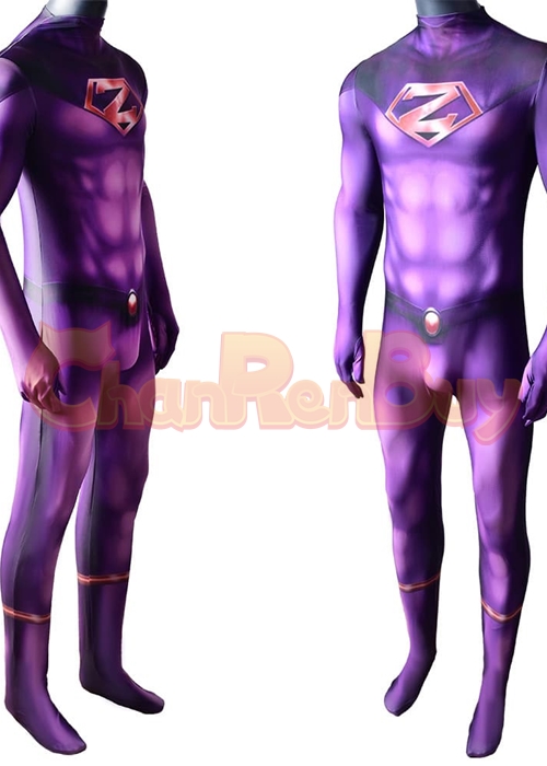 The Wonder Twins Zan Costume Cosplay Bodysuit