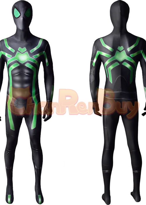 Spider Man Big Time Stealth Suit Costume Cosplay Bodysuit