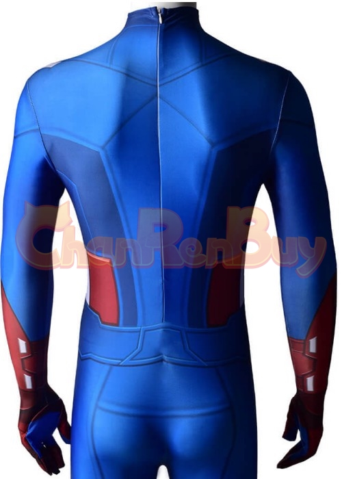 Captain America Costume Steve Rogers Cosplay Bodysuit