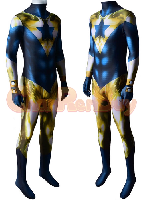 Booster Gold Costume Cosplay Bodysuit