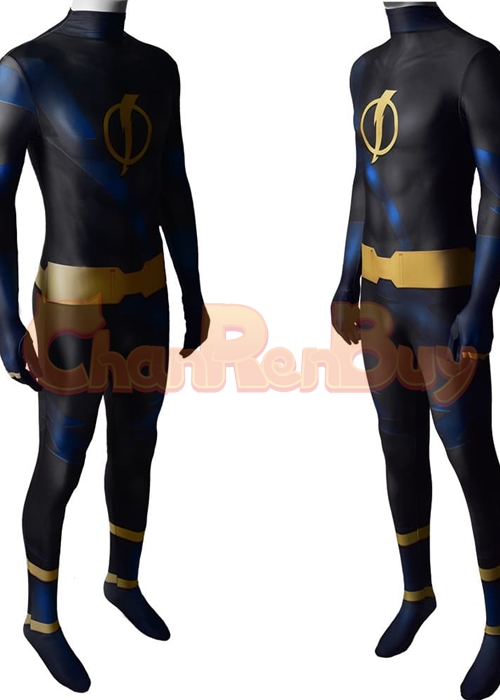 Teen Titans Future Shock Costume Static Shock Cosplay Bodysuit
