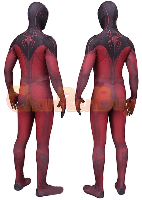 Spider Man Costume Scarlet Spider II Suit KAINE Cosplay Bodysuit