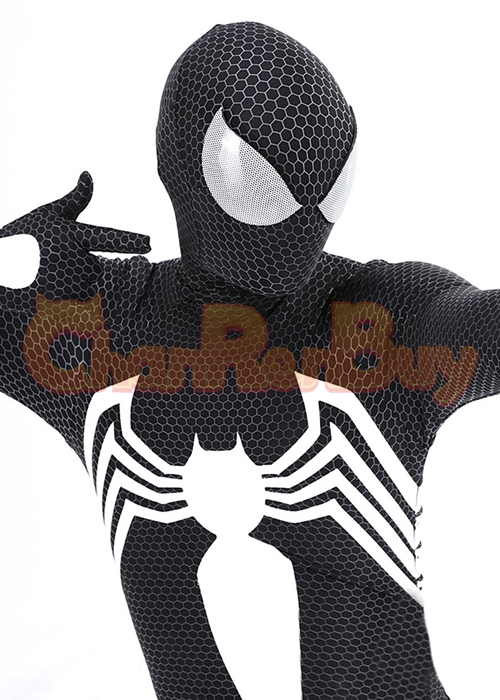 Spider Man Shattered Dimensions Venom Symbiote Costume Cosplay Bodysuit