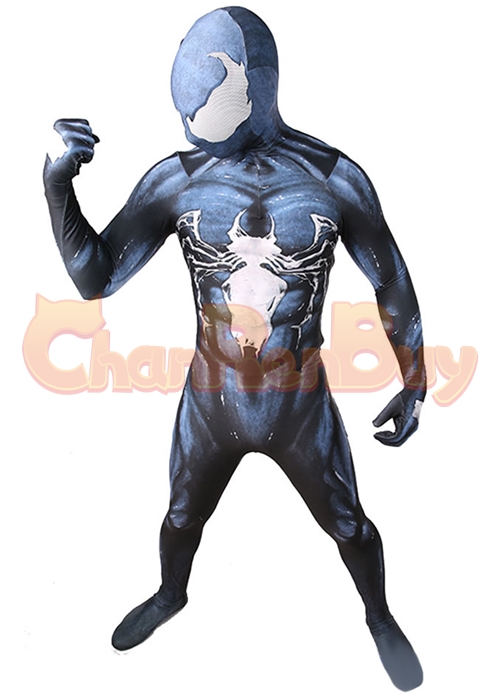 Spider Man Venom Symbiote Costume Eddie Brock Cosplay Bodysuit