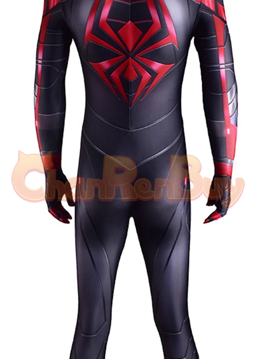 Spider Man Miles Morales Costume The Advanced Tech Suit Cosplay Bodysuit