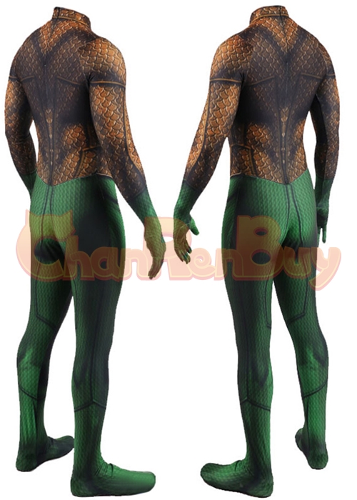 Aquaman Costume Arthur Curry Cosplay Bodysuit Ver.4