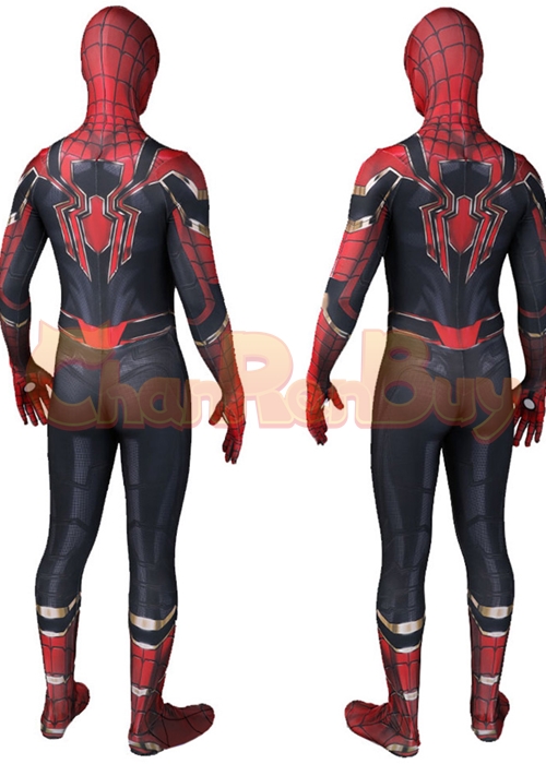 Avengers Infinity War Costume Iron Spider Man Suit Cosplay Bodysuit Ver ...