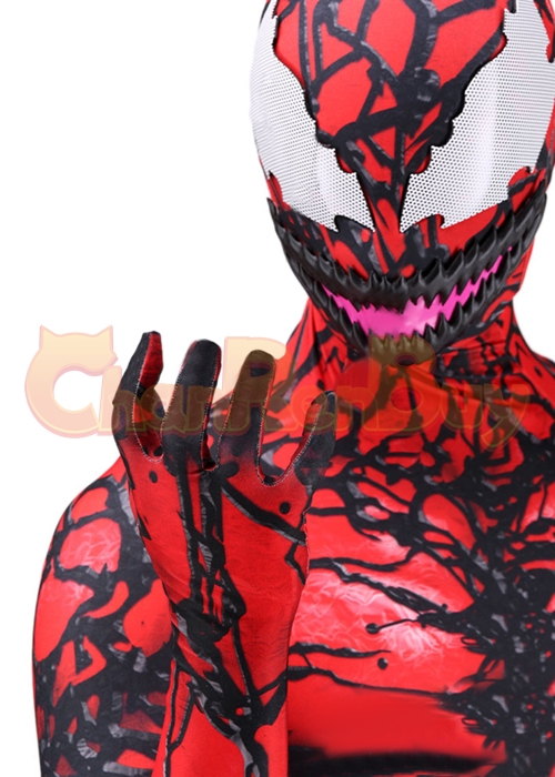 Carnage Costume Cosplay Cletus Kasady Symbiote Cosplay Bodysuit Ver.2