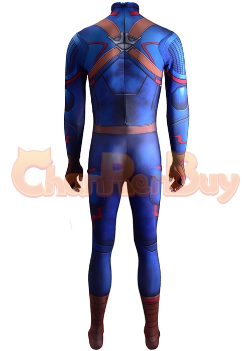 Avengers 2 Captain America Costume Steve Rogers Cosplay Bodysuit