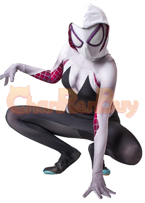 Spider Gwen Costume Gwen Stacy Cosplay Bodysuit Ver.3