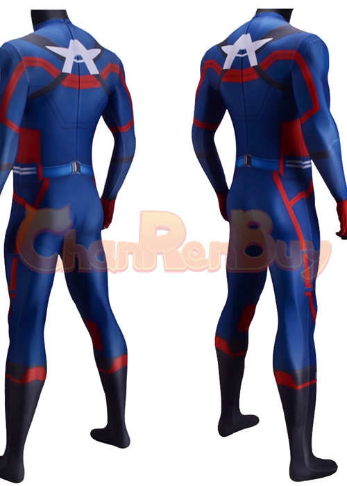 The Falcon And The Winter Soldier John Walker Costume Cosplay Bodysuit Ver.2