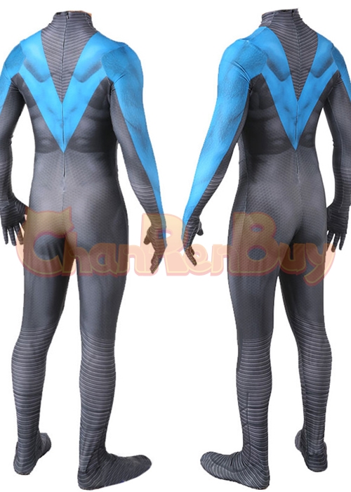 Nightwing Costume Cosplay Bodysuit Ver.2
