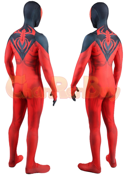 Spider Man Costume Scarlet Spider II Suit KAINE Cosplay Bodysuit Ver.2
