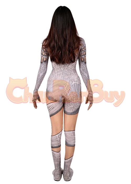 Spider Man Costume Silk Cindy Moon White Suit Cosplay Bodysuit
