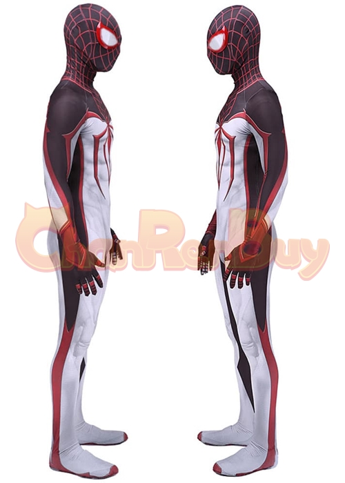 Spider Man Miles Morales Costume TRACK Suit Cosplay Bodysuit