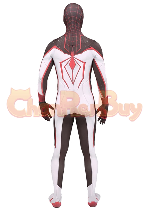 Spider Man Miles Morales Costume TRACK Suit Cosplay Bodysuit Ver.2