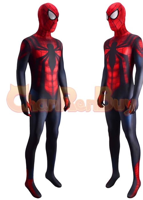 Spider Man Costume Scarlet Spider Suit Cosplay Bodysuit