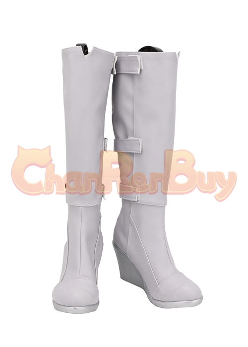 White Canary Shoes Cosplay Sara Lance Legends of Tomorrow Boots-Chaorenbuy Cosplay