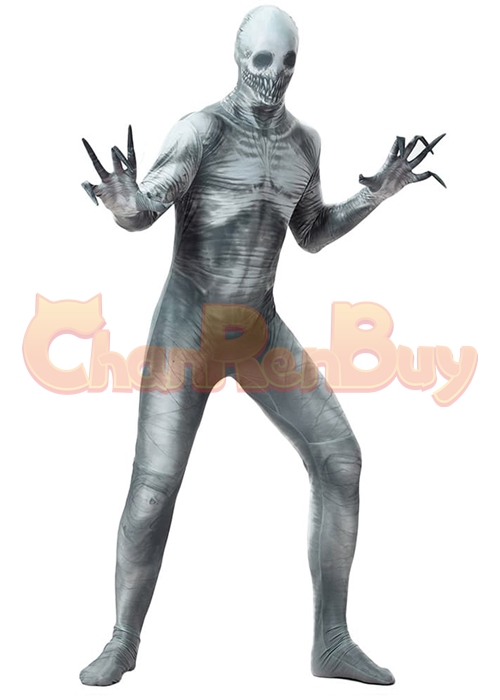 Halloween Mummy Zombie Cosplay Costume Horror Skull Bodysuit
