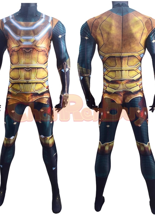 Spider Man Far From Home Mysterio Costume Cosplay Quentin Beck Bodysuit