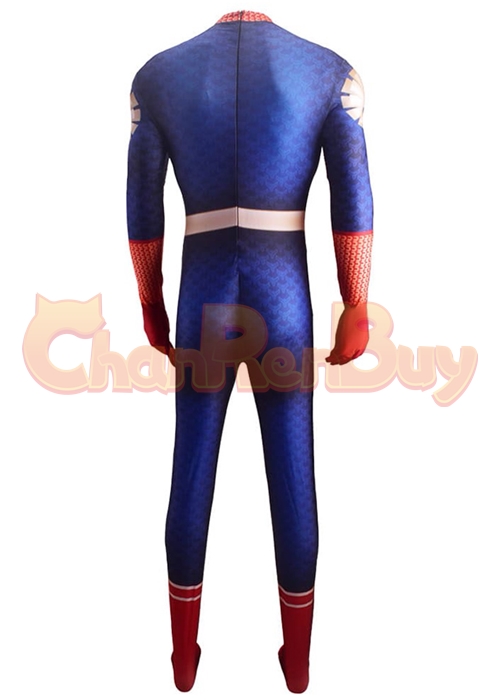 The Boys Homelander Costume Cosplay Bodysuit