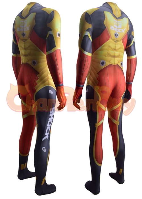 Overwatch OW Tracer DVA Costume Crossover Cosplay  Bodysuit