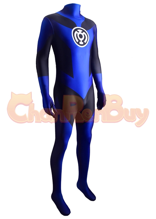 Green Lantern Blue Lantern Corps Costume Cosplay Bodysuit