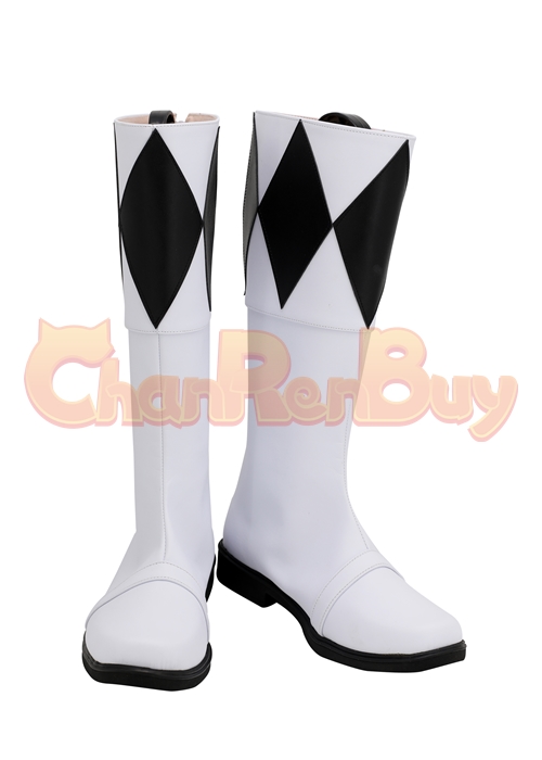 Black Ranger Shoes Cosplay Goushi Mighty Morphin Power Rangers Boots-Chaorenbuy Cosplay