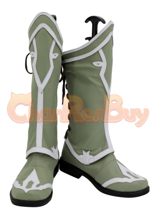 White Mage Shoes Cosplay Final Fantasy XIV FF14 Boots-Chaorenbuy Cosplay