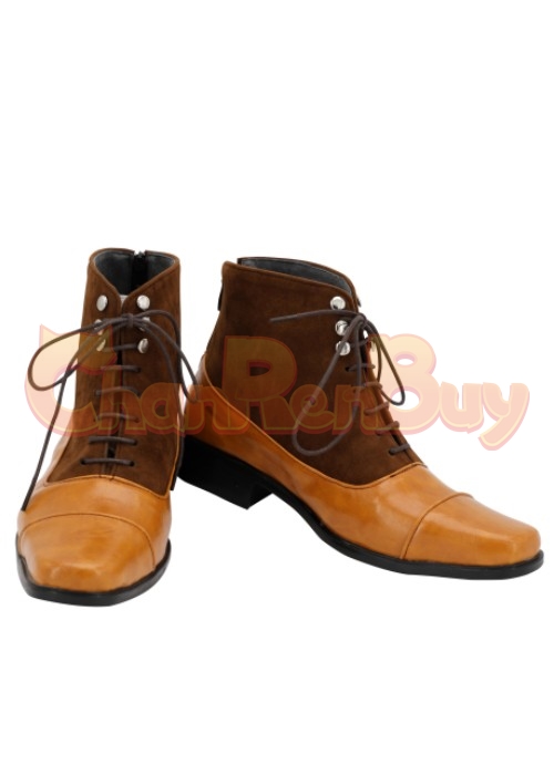 Aziraphale Shoes Cosplay Angel Good Omens Boots-Chaorenbuy Cosplay