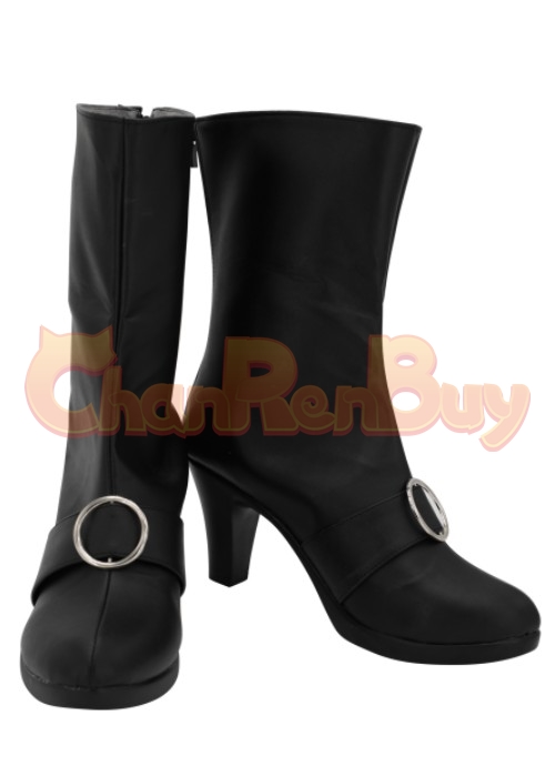 BLACK MAGE Plague Bringer Shoes Final Fantasy XIV FF14 Cosplay Boots-Chaorenbuy Cosplay