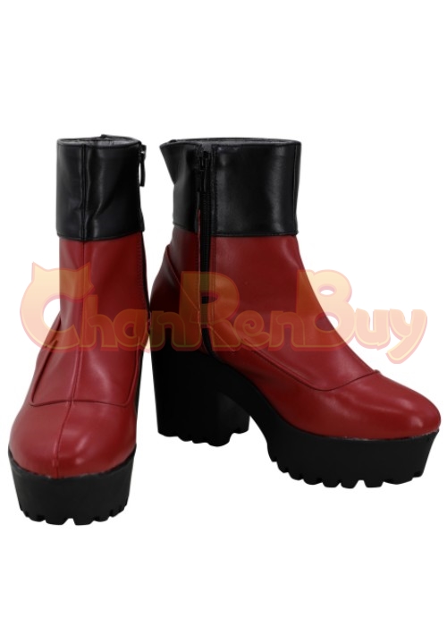 Captain Marvel Shoes Avengers Carol Danvers Cosplay Boots   -Chaorenbuy Cosplay