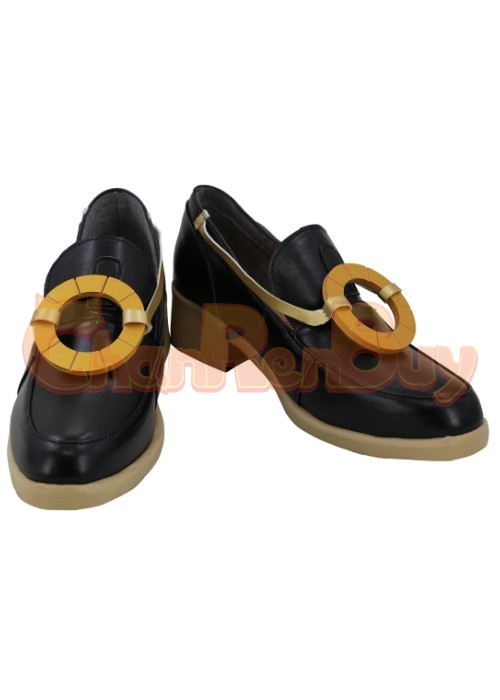 Narancia Ghirga Shoes Cosplay JoJo's Bizarre Adventure 5 Boots Black Ver.-Chaorenbuy Cosplay
