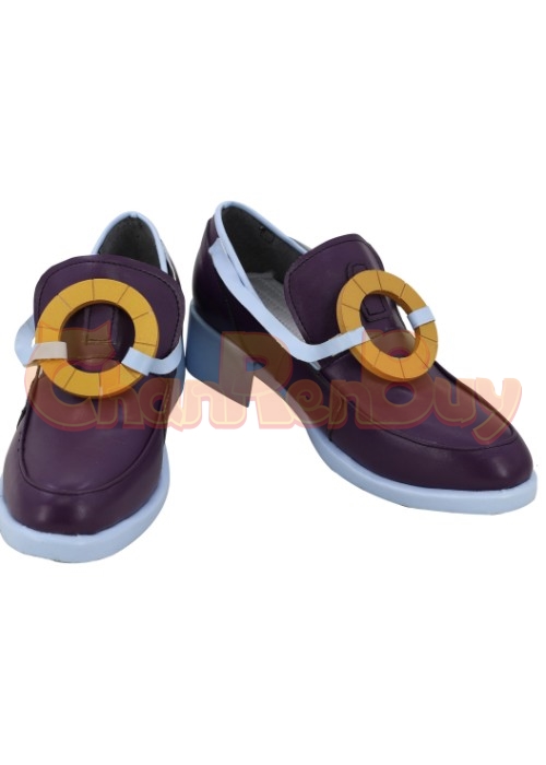 Narancia Ghirga Shoes Cosplay JoJo's Bizarre Adventure 5 Boots Purple Ver.-Chaorenbuy Cosplay