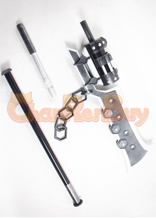 NieR Automata 2B 9S 2A Type 3 Long Handle Sword Gun Weapon Cosplay Prop-Chaorenbuy Cosplay