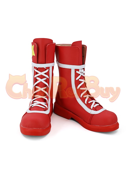 Athena Asamiya Shoes The King of Fighters XIV Cosplay Boots-Chaorenbuy Cosplay