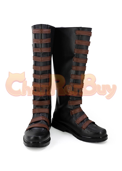 Domino Neena Thurman Shoes Deadpool 2 Cosplay Boots-Chaorenbuy Cosplay