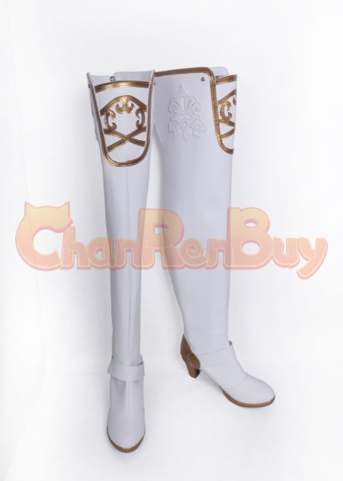 Commander Shoes NieR Automata White Cosplay Boots -Chaorenbuy Cosplay