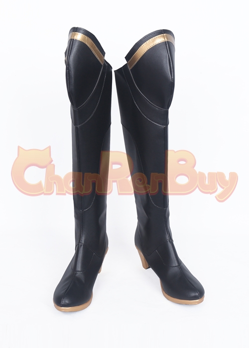 Mercy Angela Ziegler Shoes Overwatch High Heel Cosplay Boots -Chaorenbuy Cosplay