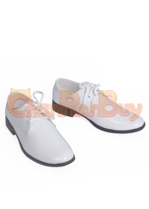 Shinobu Sengoku Shoes Ensemble Stars White Cosplay Boots