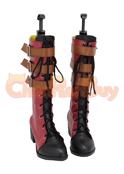 Little Red Ashe Shoes OW Overwatch Cosplay Boots-Chaorenbuy Cosplay