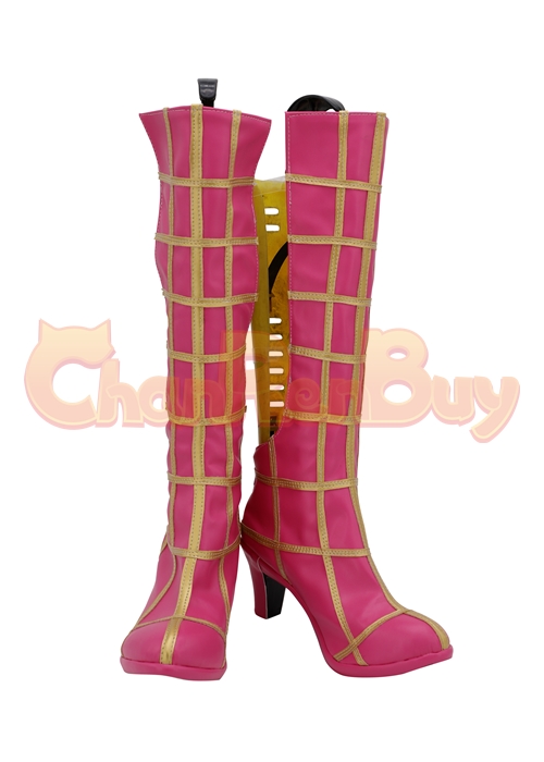 Trish Una Shoes Cosplay Spice Girl JoJo's Bizarre Adventure Boots-Chaorenbuy Cosplay