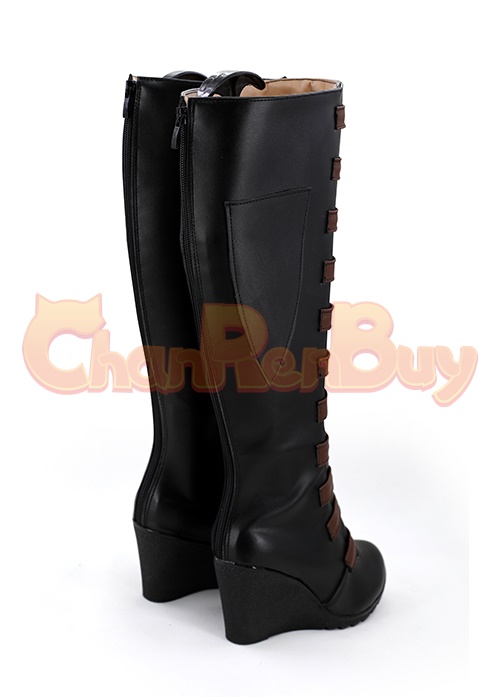 Domino Neena Thurman Shoes Deadpool 2 Cosplay Boots-Chaorenbuy Cosplay