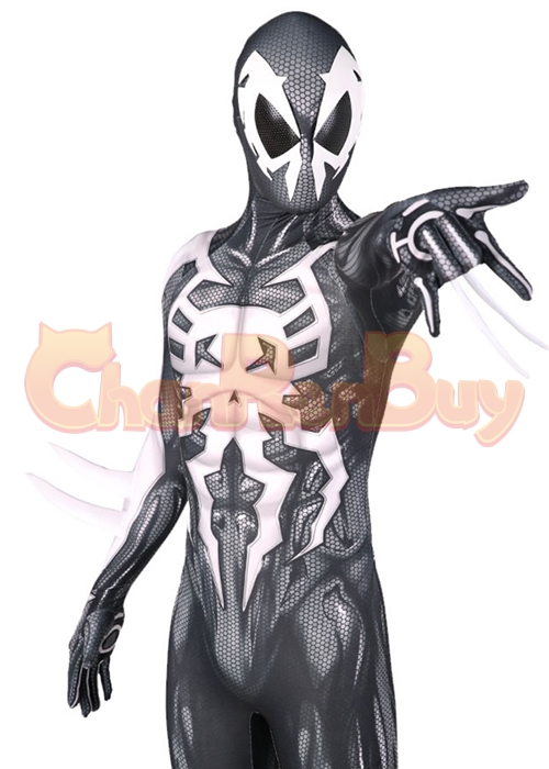 2099 Ultimate Spiderman Miguel O'Hara Costume Cosplay Bodysuit Venom Ver