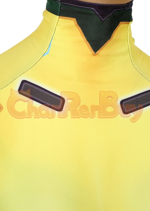 X Men Anna Marie Rogue Costume Cosplay Bodysuit